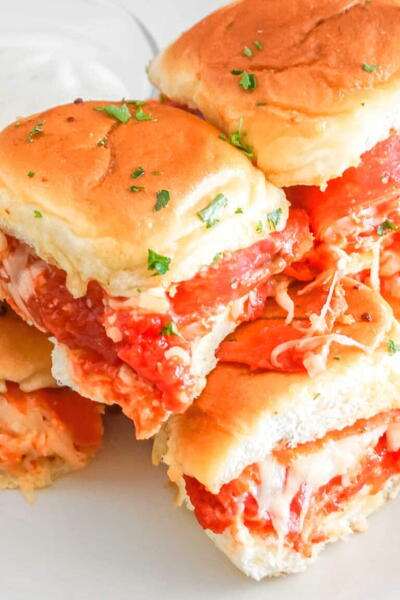 Hawaiian Roll Pizza Sliders oven Or Air Fryer Hawaiian Roll Pizza Sliders (oven Or Air Fryer!)