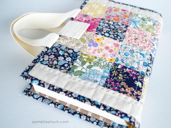 Quilted Book Bag Quilted Book Bag