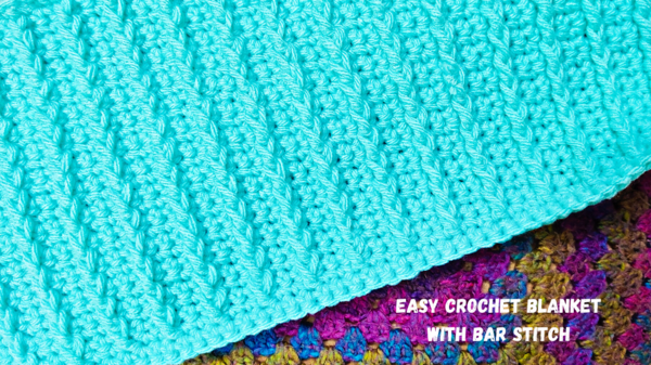 Easy Crochet Blanket With Bar Stitch Easy Crochet Blanket With Bar Stitch