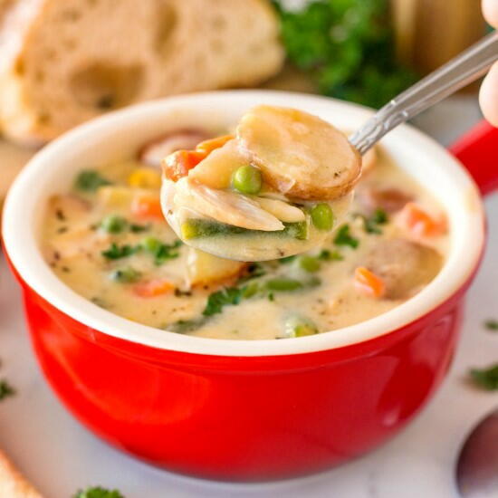 30 Minute Cheesy Chicken Potato Soup 30 Minute Cheesy Chicken Potato Soup
