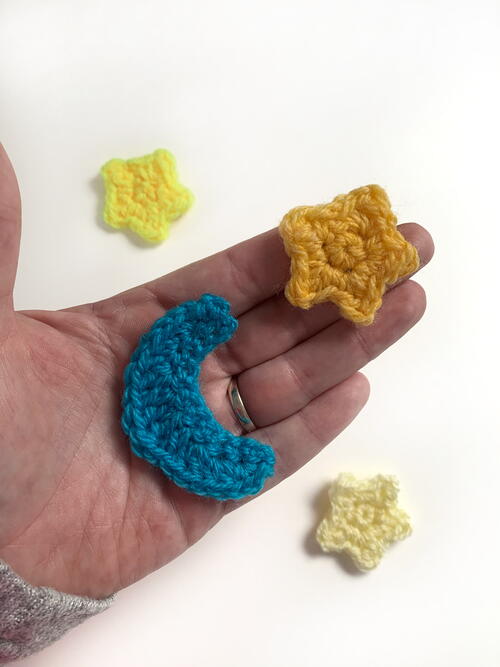 Moon Star Appliqus Moon & Star Appliqués