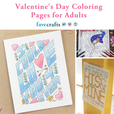 24 Valentine's Day Coloring Pages for Adults