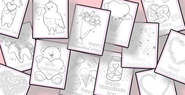 Valentines Day Printable Coloring Pages Valentine’s Day Printable Coloring Pages