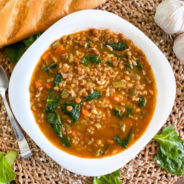 Heart-warming Lentil & Rice Soup | A Classic Spanish Recipe