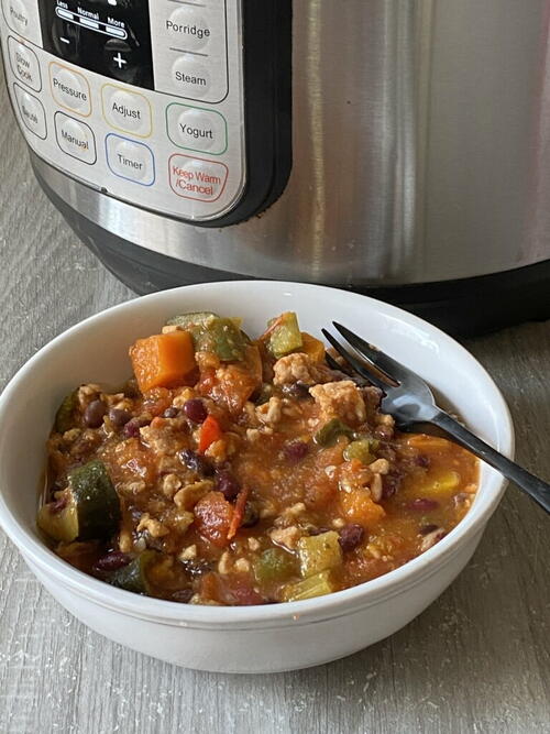 Leftover Turkey Chilli In Instant Pot Leftover Turkey Chilli In Instant Pot