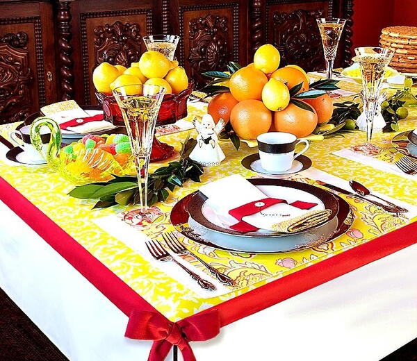 Lemon Zest Tablecloth Lemon Zest Tablecloth