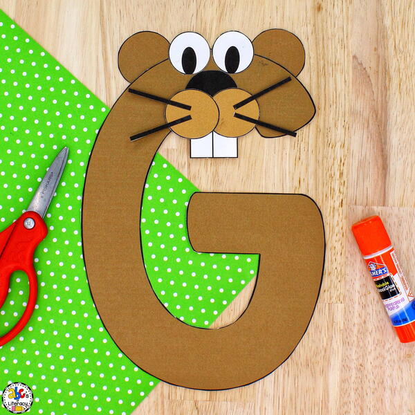 Letter G Groundhog Craft Letter G Groundhog Craft