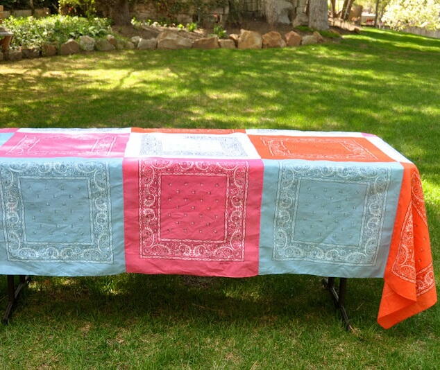 Bandana Quilt Tablecloth Bandana Quilt Tablecloth
