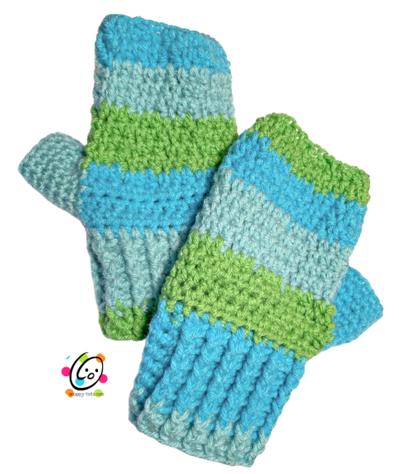 Happy Day Fingerless Mitts Happy Day Fingerless Mitts