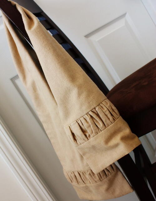 Gathered Panel Scarf Gathered Panel Scarf