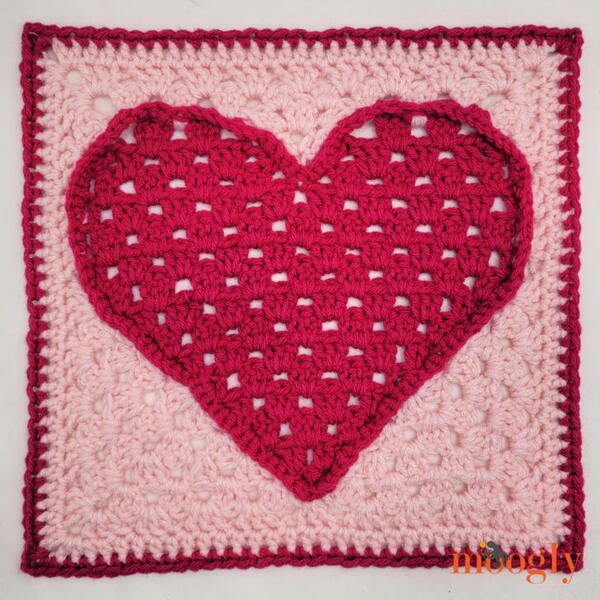 Heart Filled Square