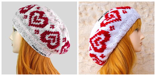 Heart Of Hearts Valentines Beret Heart Of Hearts Valentines Beret