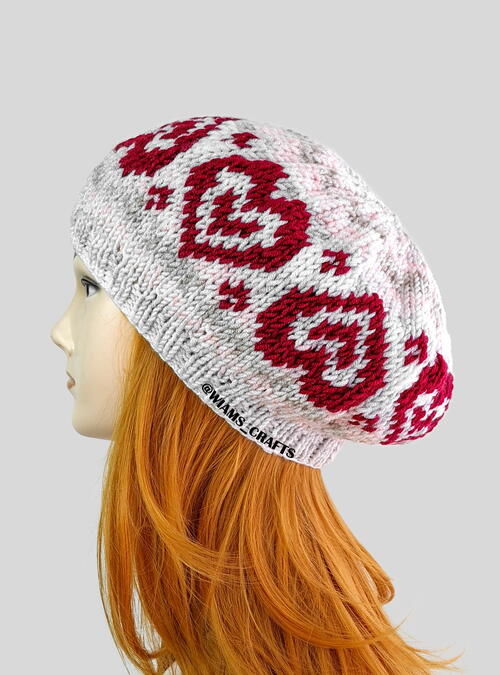 Heart Of Hearts Valentines Beret Heart Of Hearts Valentines Beret