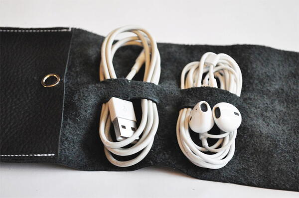 Posh Leather DIY Cord Organizer Posh Leather DIY Cord Organizer