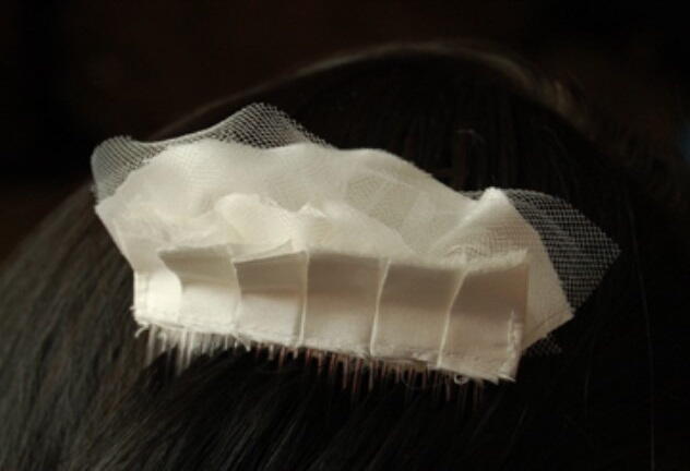 Mrs Taffys PleatedRuffled Hair Comb Tutorial Mrs Taffys PleatedRuffled Hair Comb Tutorial