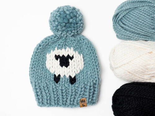 Sheep Winter Pompom Toque Children Women Hat Sheep Winter Pompom Toque Children Women Hat