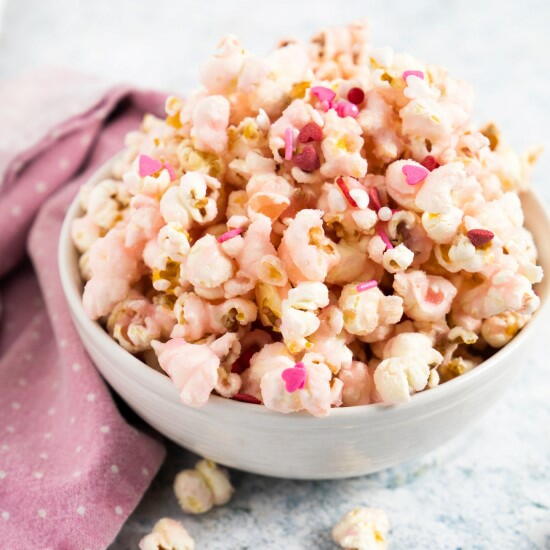 Valentines Day Pink Popcorn Valentine’s Day Pink Popcorn