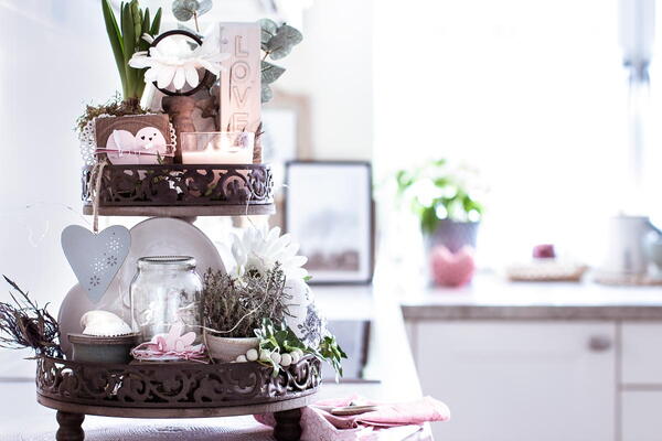 Valentines Day Tiered Tray Dcor Diys Valentine's Day, Tiered Tray Décor & Diys