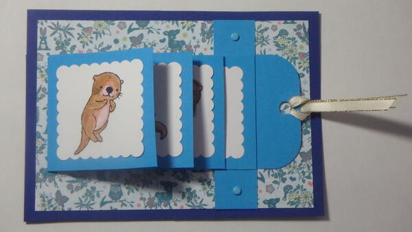 Otterly Flippin Fun Waterfall Card Otterly Flippin Fun Waterfall Card