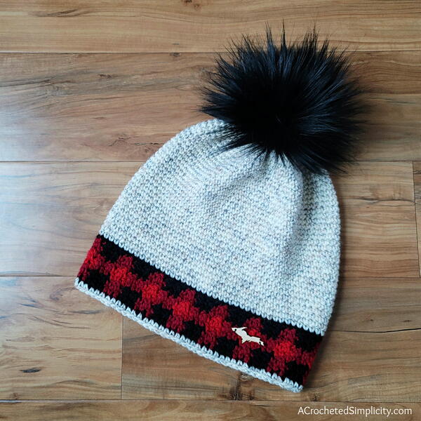 Touch Of Plaid Beanie Slouch Touch Of Plaid Beanie & Slouch