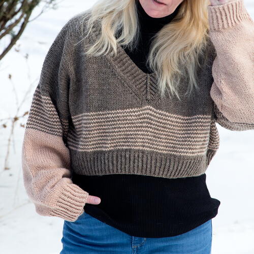 Well Worn Cropped Sweater Well Worn Cropped Sweater