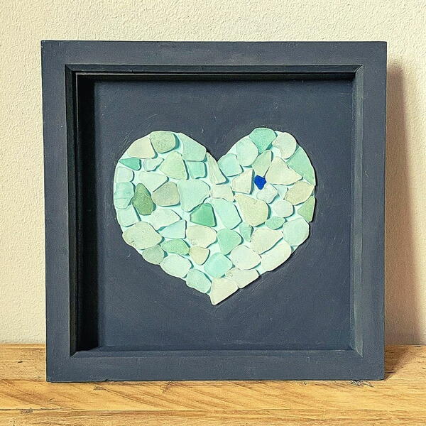Sea Glass Art Picture Sea Glass Art Picture