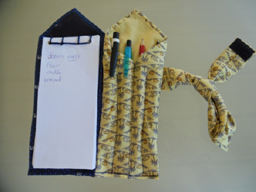 Tie Notebook and Pen Holder Tie Notebook and Pen Holder