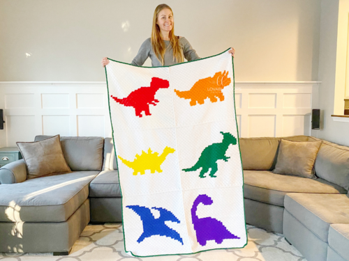 C2c Dinosaur Blanket
