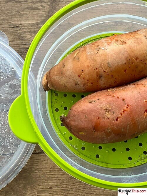 How To Steam Sweet Potato In Microwave How To Steam Sweet Potato In Microwave