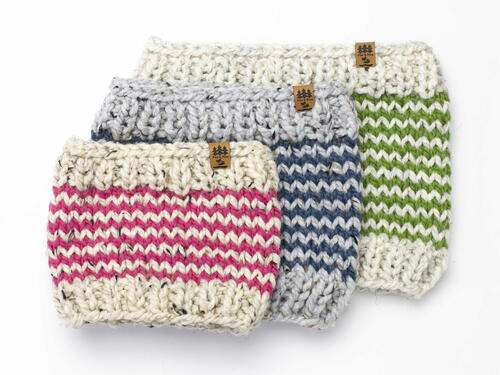 Chunky Pinstripe Cowl Toddler Children Women Scarf Wrap Chunky Pinstripe Cowl Toddler Children Women Scarf Wrap