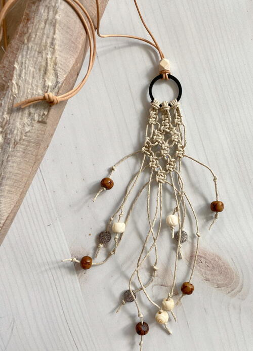 Macram Pendant Necklace Macramé Pendant Necklace