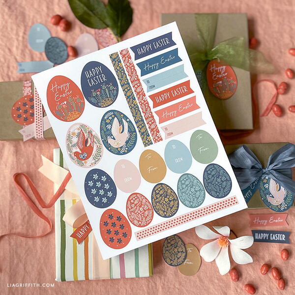 Free Printable Easter Labels Free Printable Easter Labels