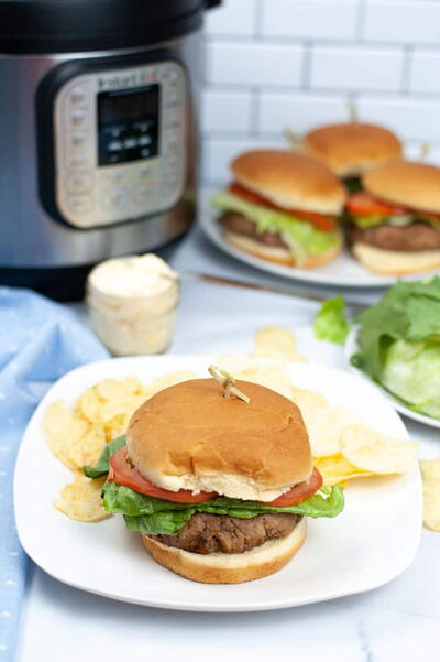 Instant Pot Turkey Burgers