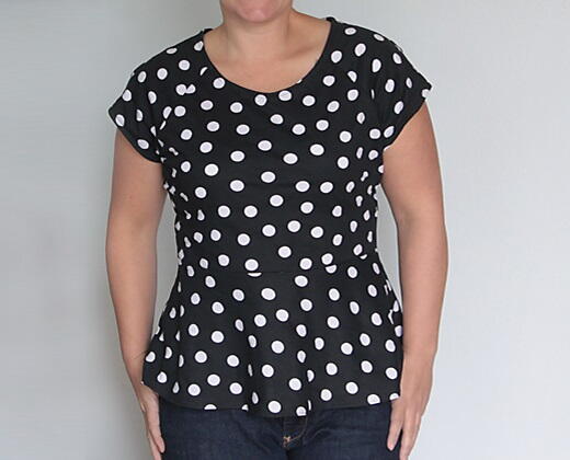 DIY Peplum Shirt DIY Peplum Shirt