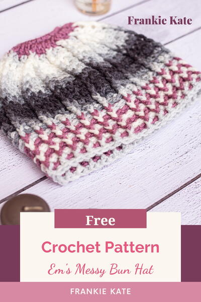 Ems Messy Bun Hat Ems Messy Bun Hat