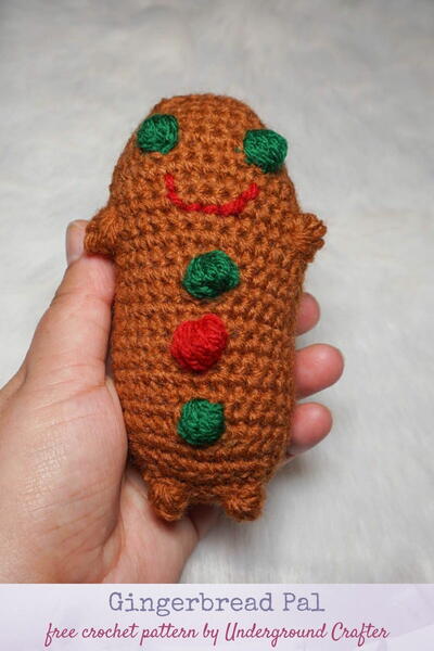 Crochet Gingerbread Pal Crochet Gingerbread Pal