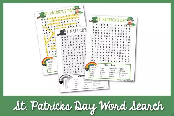 Fun And Easy St Patricks Day Word Search Fun And Easy St. Patricks Day Word Search
