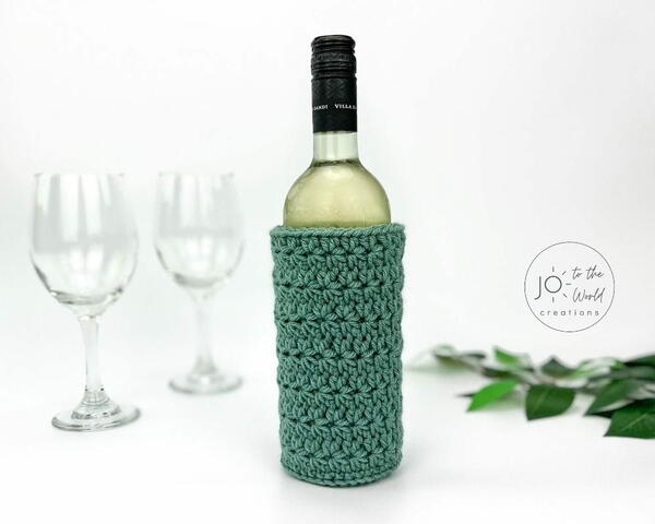 Crochet Wine Bottle Holder Pattern Crochet Wine Bottle Holder Pattern