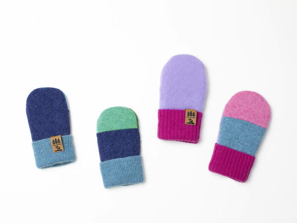 Baby Thumbless Sweater Mittens Upcycled Baby Thumbless Sweater Mittens Upcycled