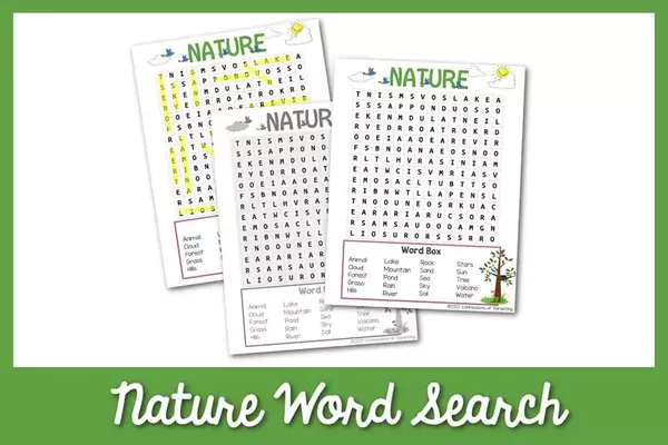 The Best Free Nature Word Search The Best Free Nature Word Search
