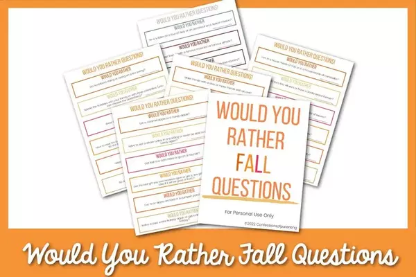 100 Fun Fall Would You Rather Questions 100 Fun Fall Would You Rather Questions