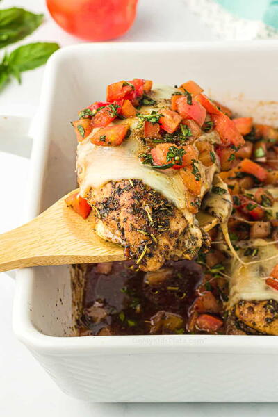 Baked Bruschetta Chicken Baked Bruschetta Chicken