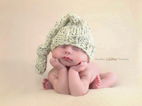 Stocking Cap Baby Hat Sleeper Newborn Children Stocking Cap Baby Hat Sleeper Newborn Children