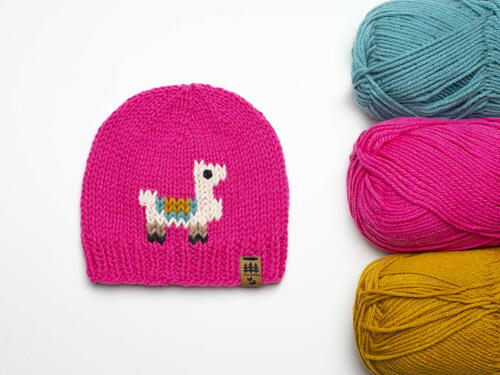 Little Llama Beanie Winter Hat Baby Children Women Men Little Llama Beanie Winter Hat Baby Children Women Men