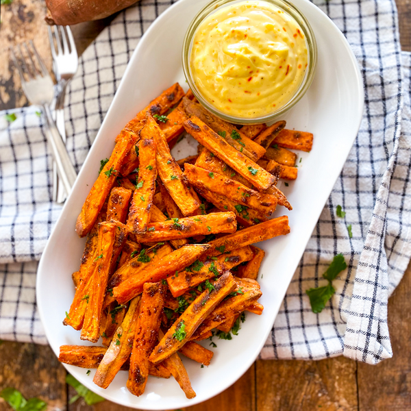 The Secret To Crispy Baked Sweet Potato Fries Say Goodbye To Limp Soggy Fries The Secret To Crispy Baked Sweet Potato Fries | Say Goodbye To Limp & Soggy Fries
