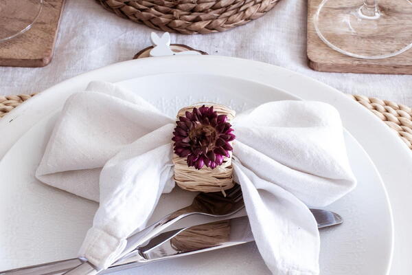 How To Fold A Napkin Into A Bow How To Fold A Napkin Into A Bow