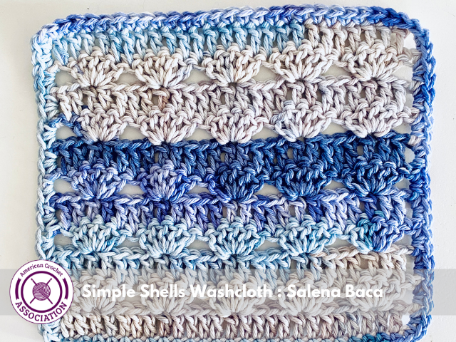 Simple Shells Washcloth Quick Easy Textured Stitch Pattern Simple Shells Washcloth: Quick & Easy Textured Stitch Pattern