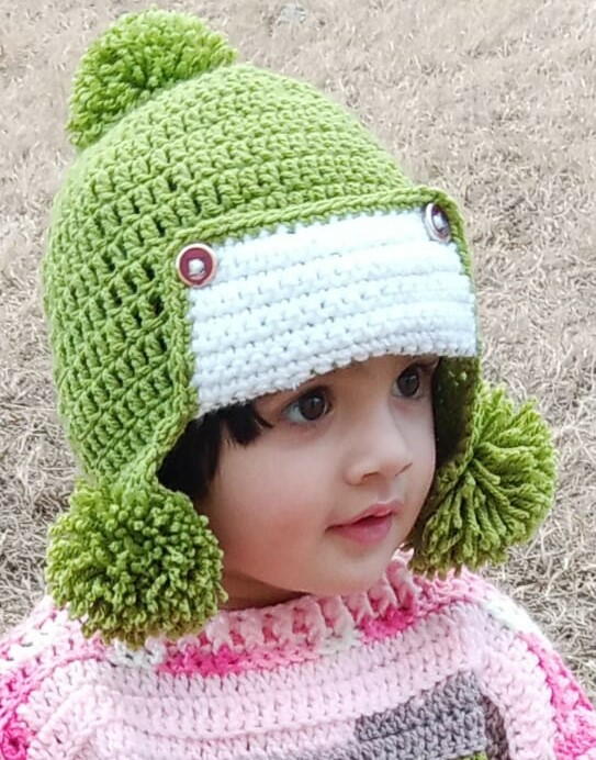 Toddler Aviator Style Earflap Hat Toddler Aviator Style Earflap Hat