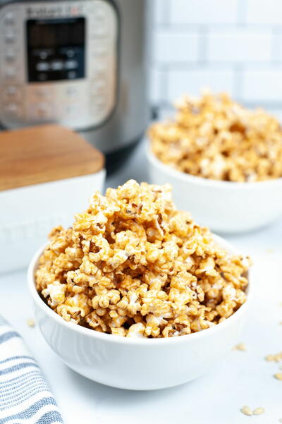 Instant Pot Caramel Popcorn