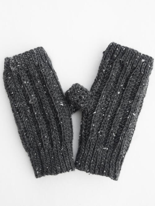 Papiocreek Rib Stitch Fingerless Gloves Papiocreek Rib Stitch Fingerless Gloves